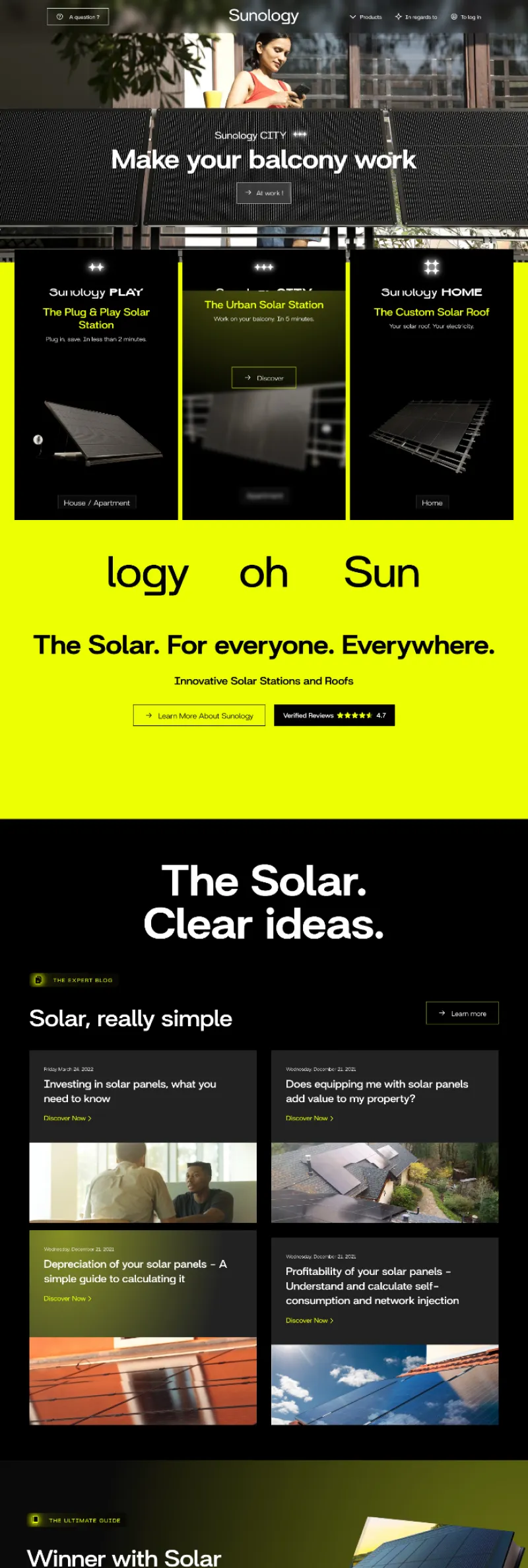 Think1 Designs web design project