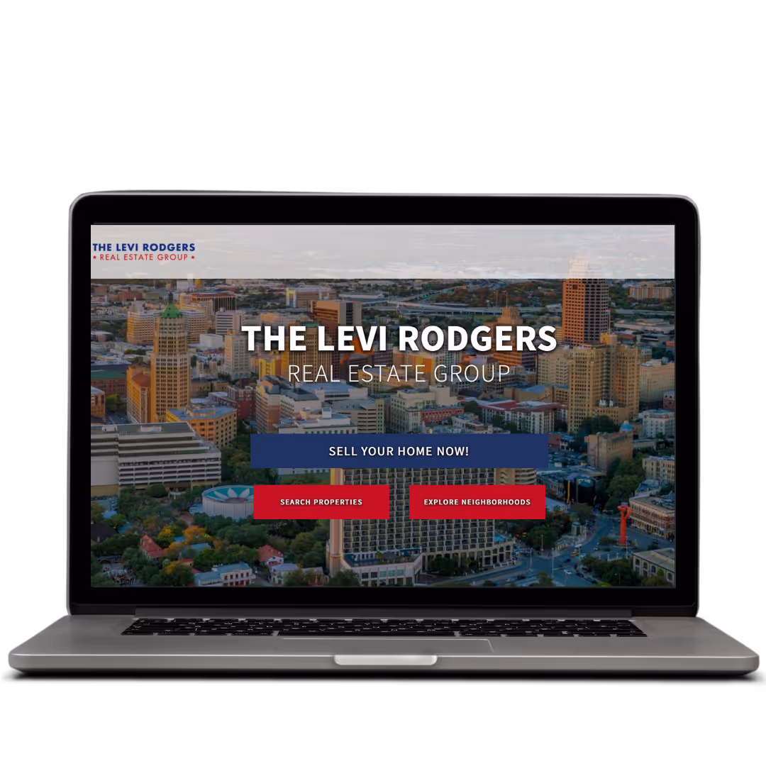 The Levi Rodgers Group website designed by Think1 Designs