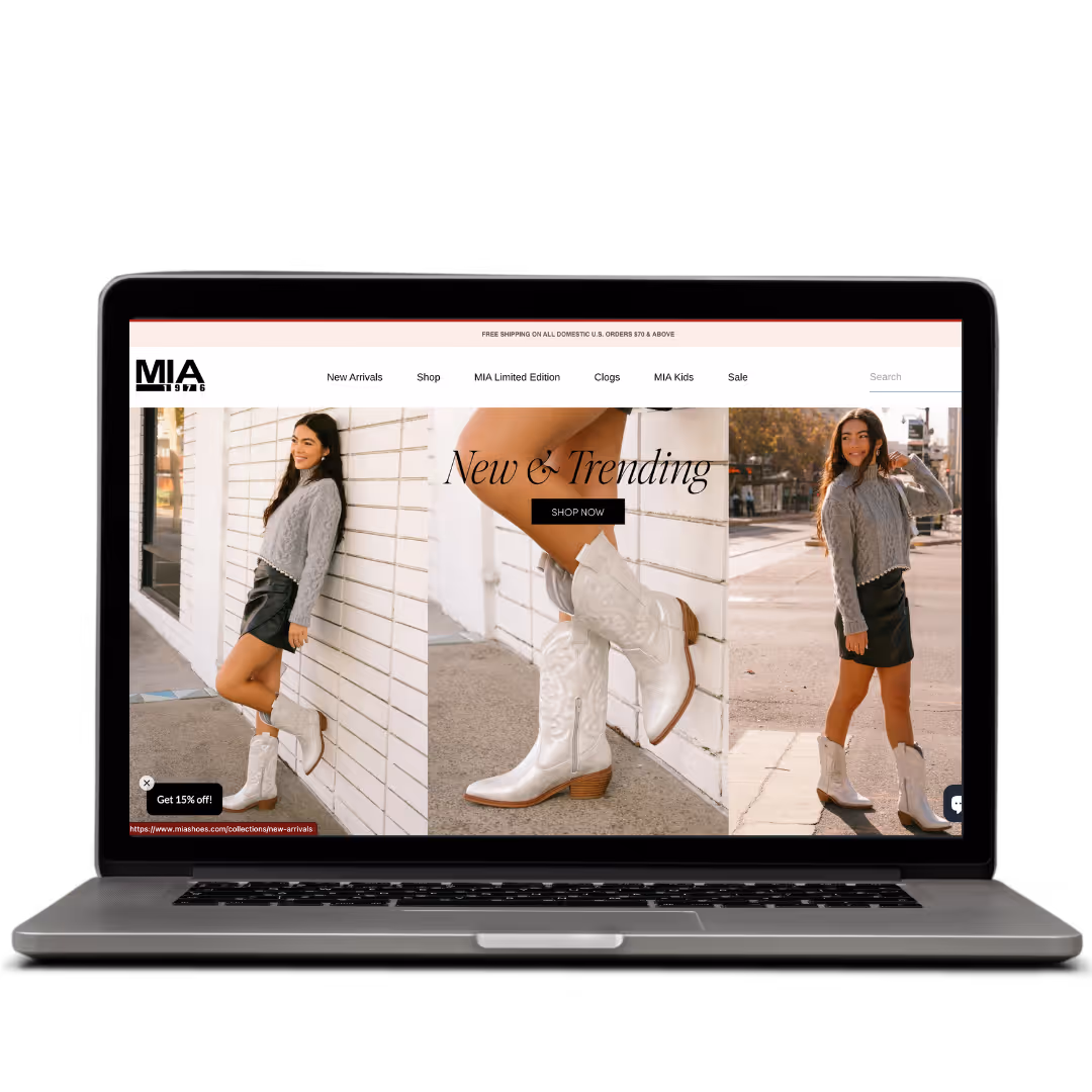 MICAS website design by Think1 Designs