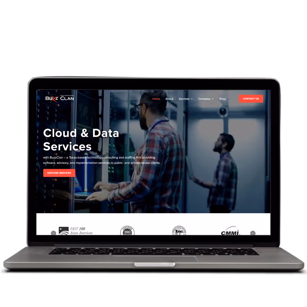 Buzz Clan website design by Think1 Designs