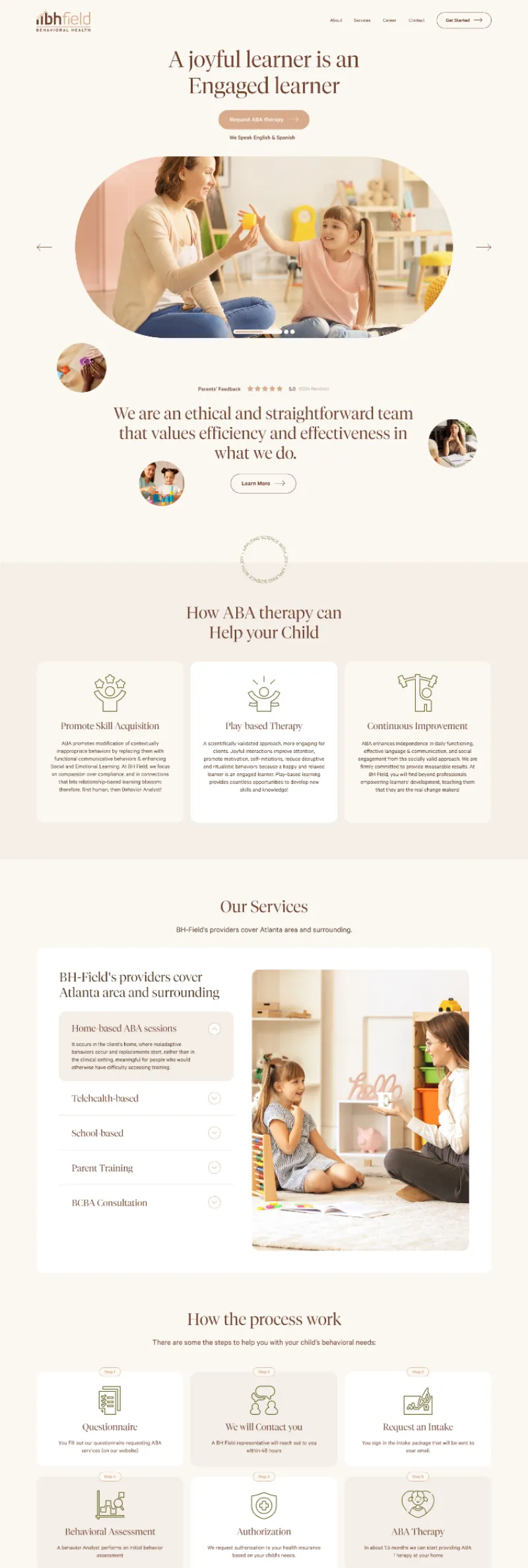 Think1 Designs web design project